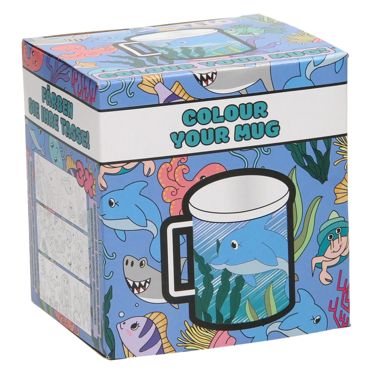 Kleur je eigen Mok Onderwaterwereld