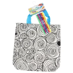 Kleur je eigen Tas - Mandala/Rozen