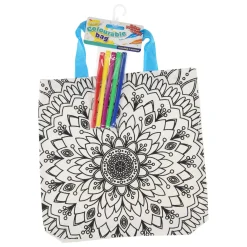 Kleur je eigen Tas - Mandala/Rozen