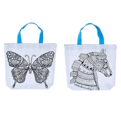 Kleur je eigen Tas - Vlinder / Paard