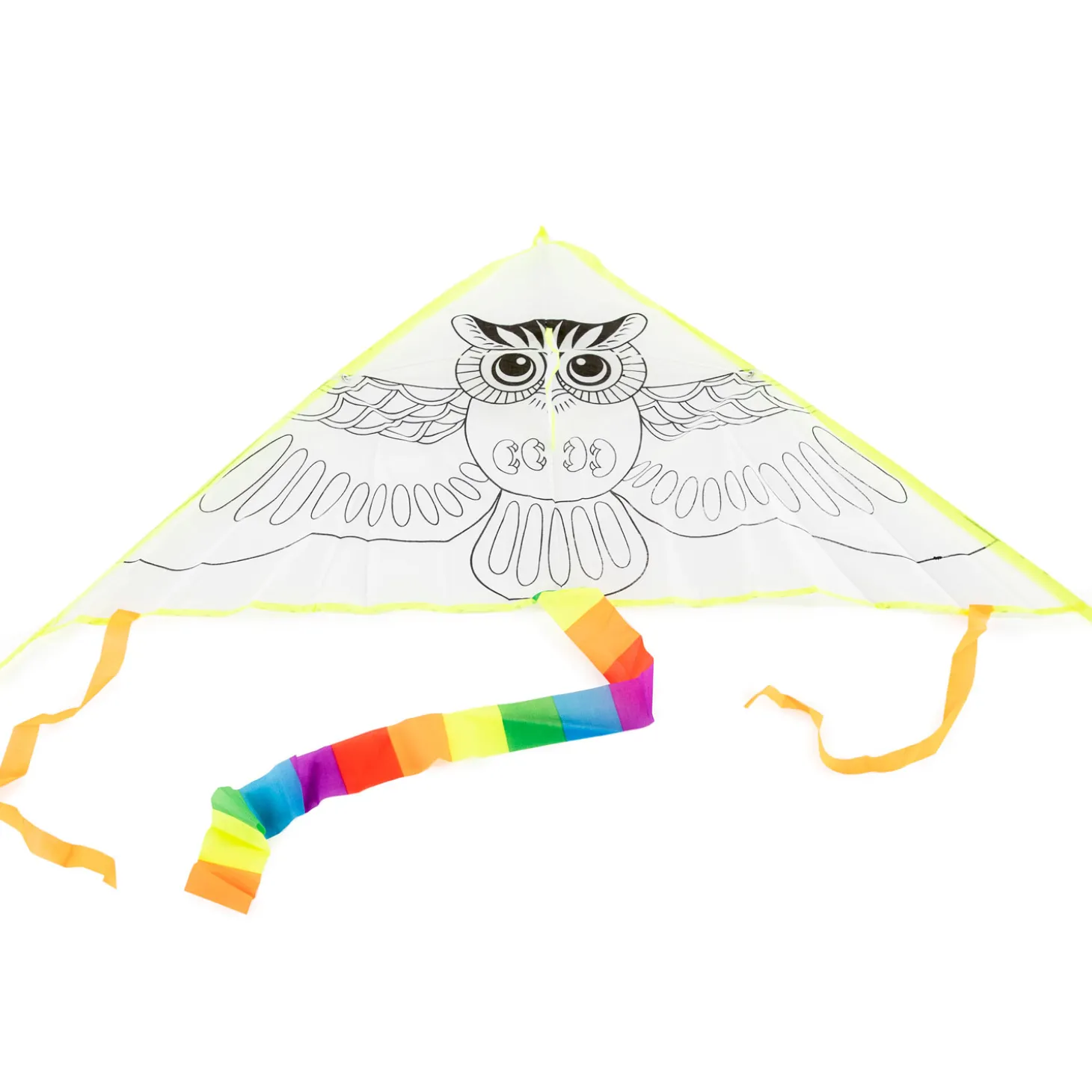 Kleur je eigen Vlieger - Uil