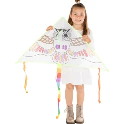 Kleur je eigen Vlieger - Uil