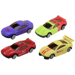 Kleur Veranderende Die-cast Raceauto, 3st.