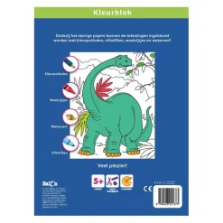 Kleurblok Dinosaurussen 5+