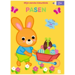 Kleurblok met Stickers: Pasen