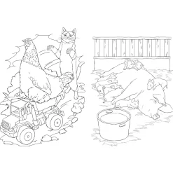 Kleurboek Boerderijdieren