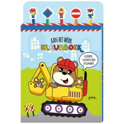 Kleurboek met Kleurpotloden - Aan het werk