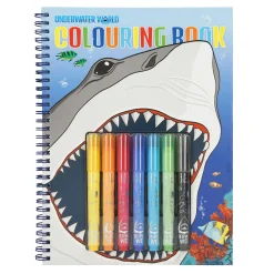 Kleurboek Onderwaterwereld met 7 Viltstiften