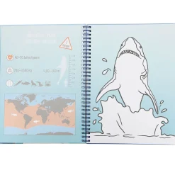 Kleurboek Onderwaterwereld met 7 Viltstiften