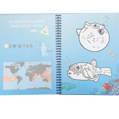 Kleurboek Onderwaterwereld met 7 Viltstiften