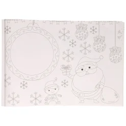 Kleurboek Placemat Kerst, 12st.