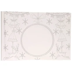Kleurboek Placemat Kerst, 12st.