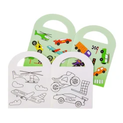 Kleurboekje met Stickers Voertuigen