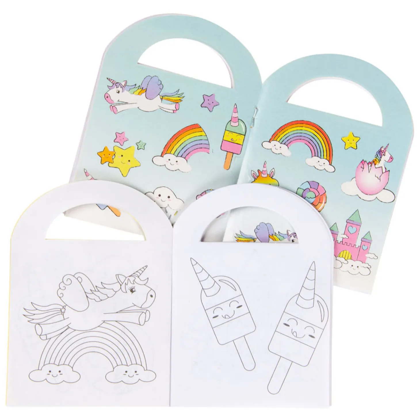 Kleurboekje met Stickers Eenhoorn