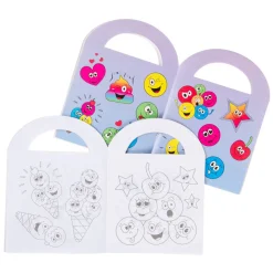 Kleurboekje met Stickers Lachgezicht