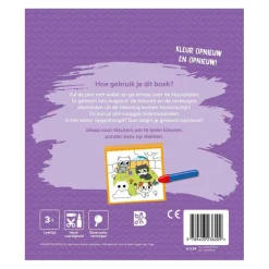 Kleuren met Water - Babydieren