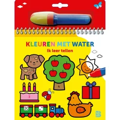 Kleuren met Water - Ik leer tellen