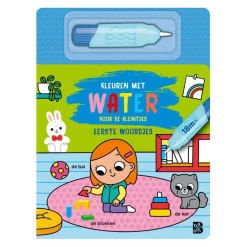 Kleuren met Water Voor de Kleintjes Eerste Woordjes 18m+