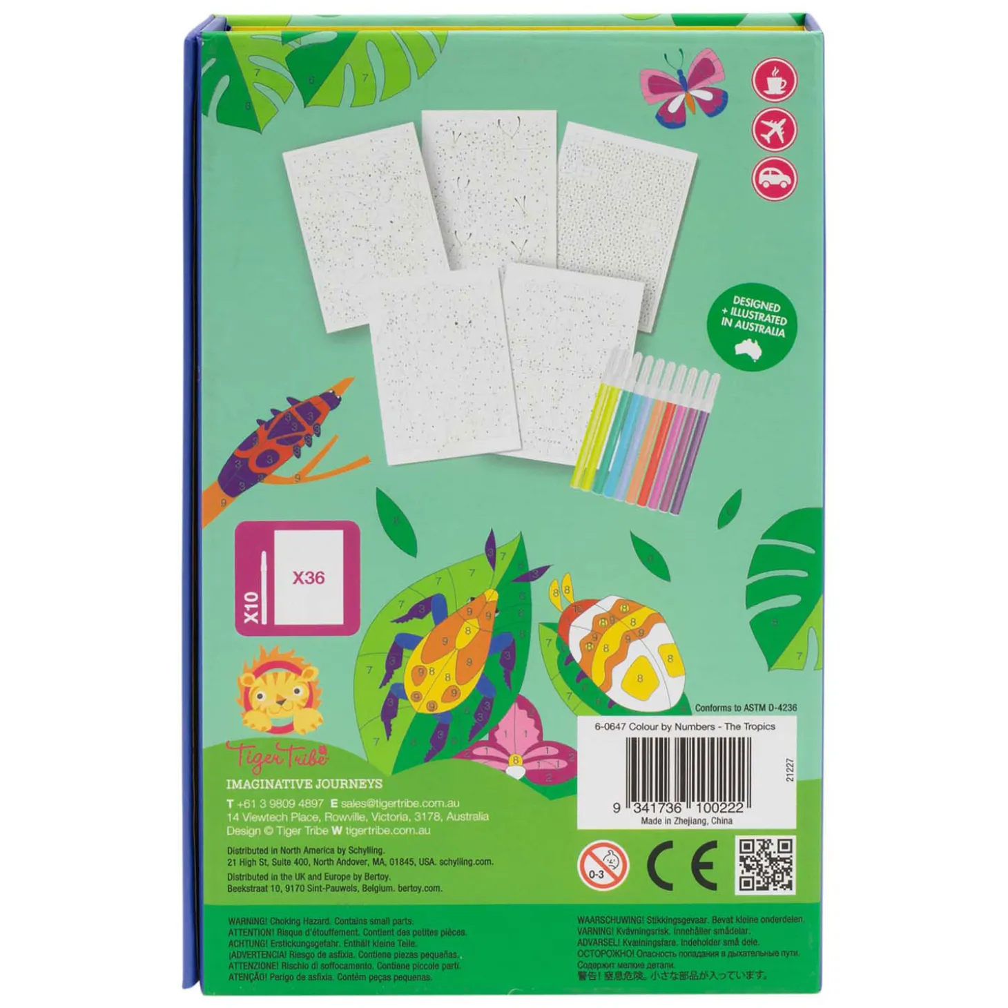 Kleuren op Nummer - De Tropen