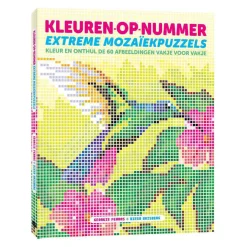 Kleuren op Nummer Extreme Mozaiekpuzzels