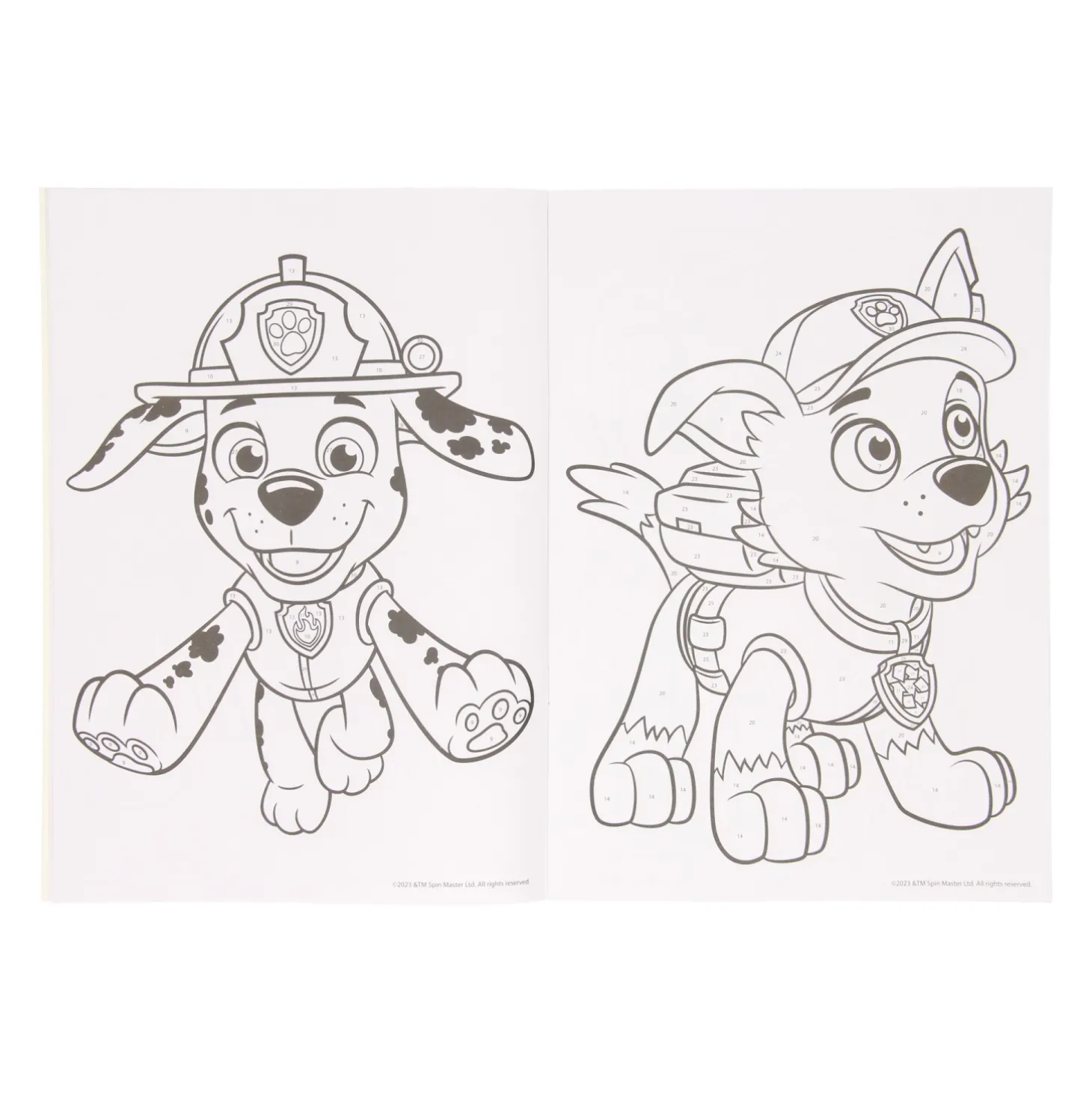 Kleuren op Nummer PAW Patrol