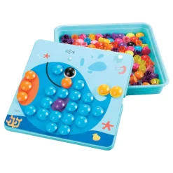 Kleurenbuttons met Opbergbox Blauw, 55dlg.