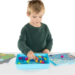 Kleurenbuttons met Opbergbox Blauw, 55dlg.