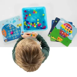 Kleurenbuttons met Opbergbox Blauw, 55dlg.