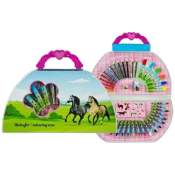 Kleurkoffer Paarden, 51dlg.