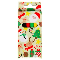 Kleurpotloden Kerst, 6st.