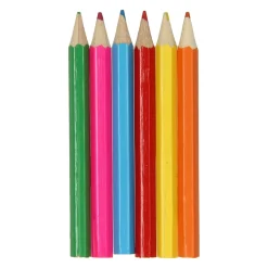 Kleurpotloden Lachgezicht, 6st.