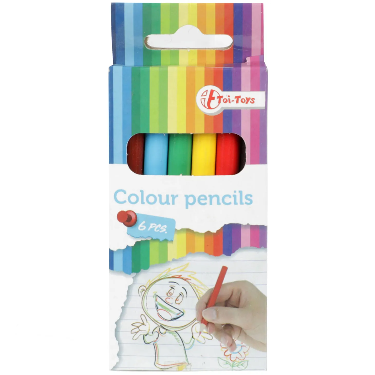 Kleurpotloden, 6st.