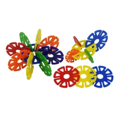 Kleurrijke Jumbo Bouwschijfjes - 360dlg