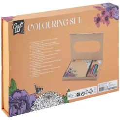 Kleurset Bloemen met 10 Kleurpotloden