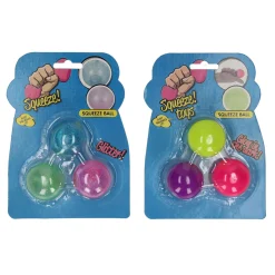Knijpbal Sticky Kleur, Set van 3