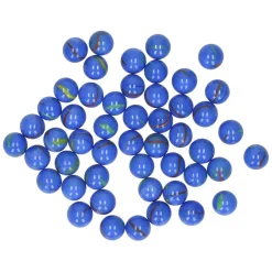 Knikkers Blauw, 50st.