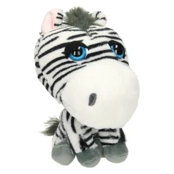 Knuffel Big Head Pluche Zebra, 22cm