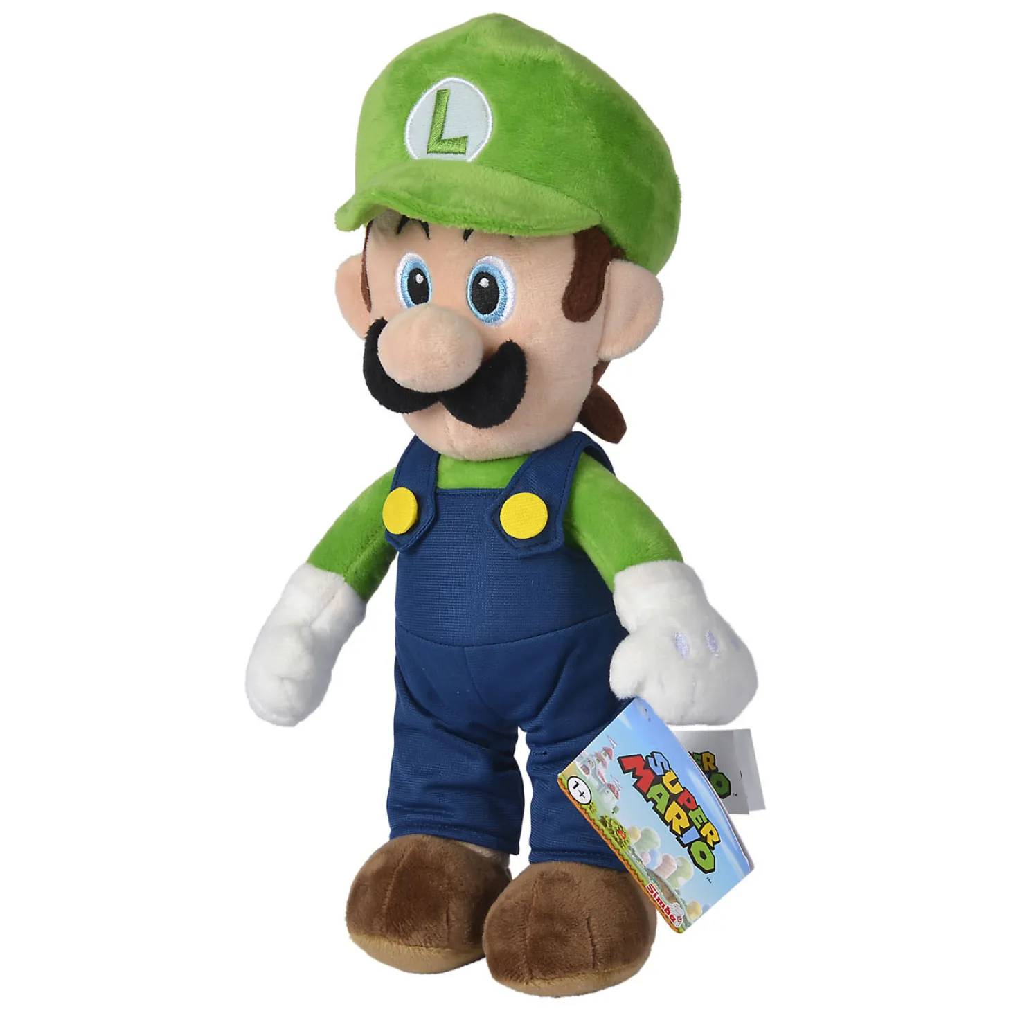 Knuffel Pluche Super Mario Luigi, 30cm
