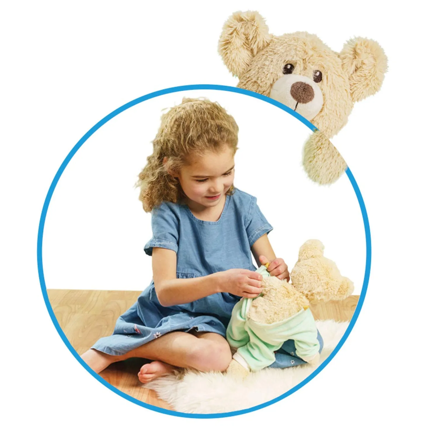 Knuffel Pluche Teddy Hope, 32cm
