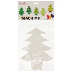 Knutsel Kerstbomen, 25st.