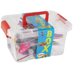 Knutseldoos met Knutselmateriaal Divers, 240dlg.