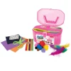 Knutselset in Bewaarkoffer Roze
