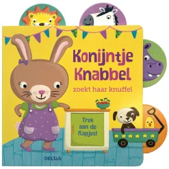 Konijntje Knabbel Zoekt Haar Knuffel Kartonboek