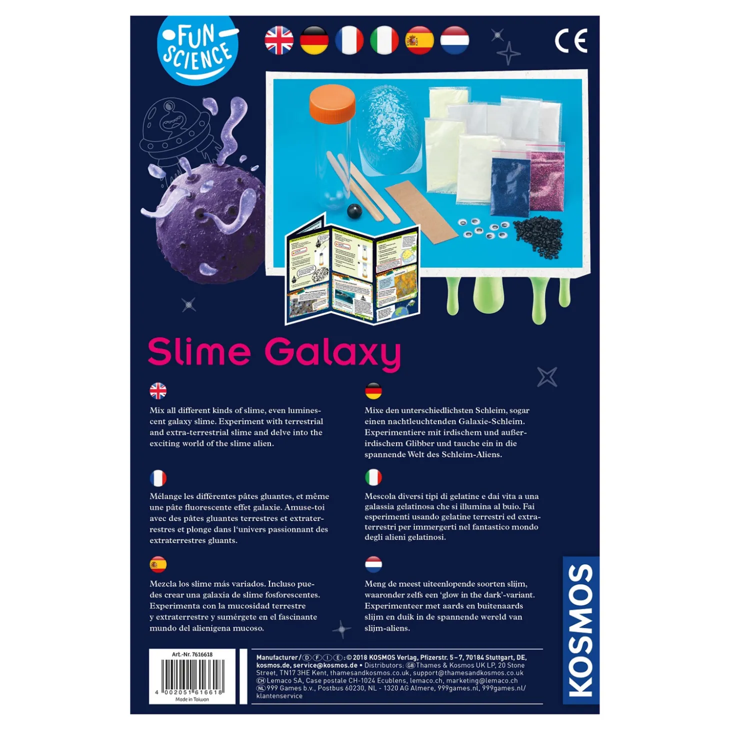 Kosmos Experimenteer met Buitenaards Slijm