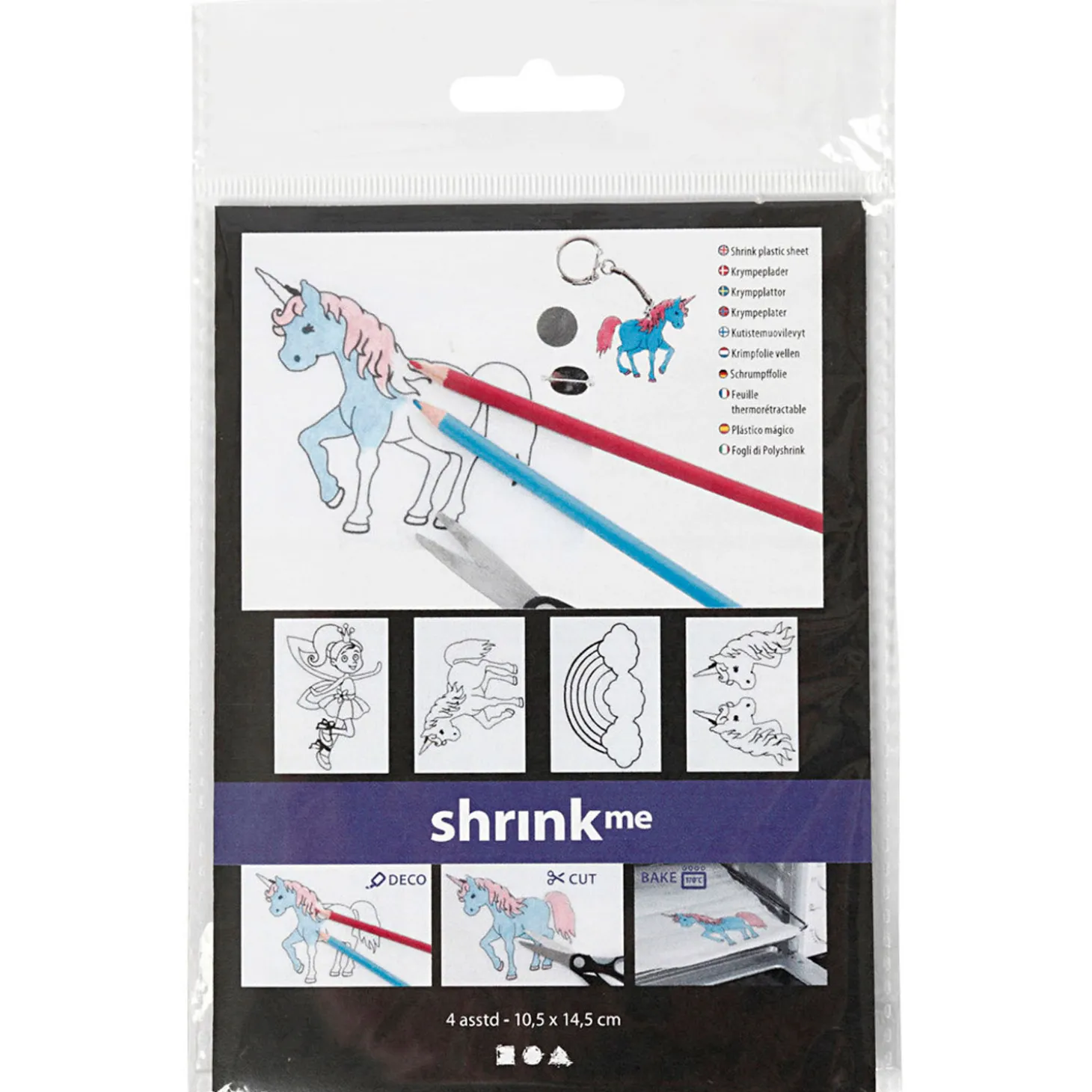 Krimpfolie met Motieven Eenhoorn