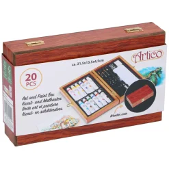 Kunst- en Schilderdoos, 20dlg.