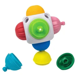 Lalaboom - Mini kubus met Educatieve Kralen - 9st.