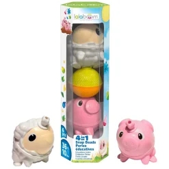 Lalaboom - Set Dieren Schaap en Varken - 6st.