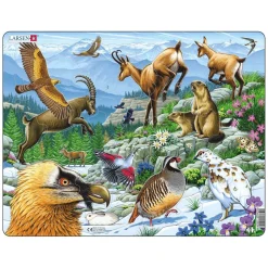 Larsen Legpuzzel Dieren - Alpen, 55st.
