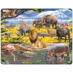 Larsen Legpuzzel Dieren - Afrikaanse Savanne, 43st.